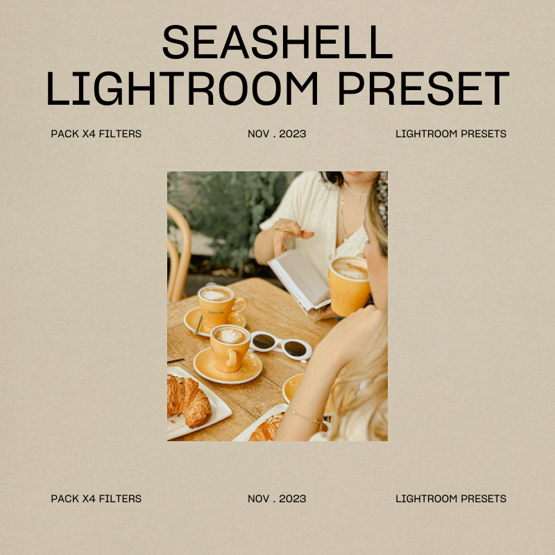 Seashell Lightroom Mobile Preset